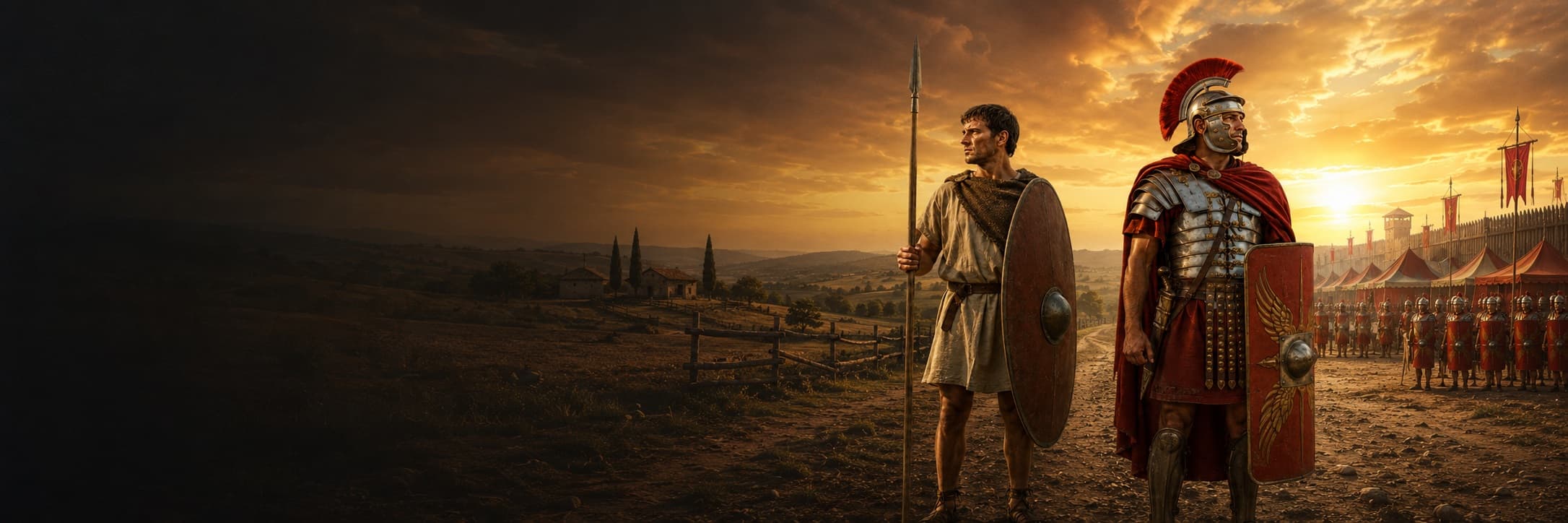 From citizen-soldiers to professional forces — Roman and American military heritage